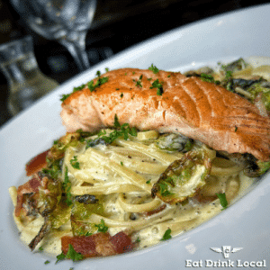 Salmon Carbonara