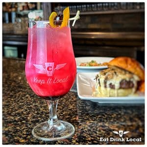 Blueberry Tom Collins